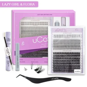 Eyelash Extension Kit: D Curl with Bond, Seal & Remover