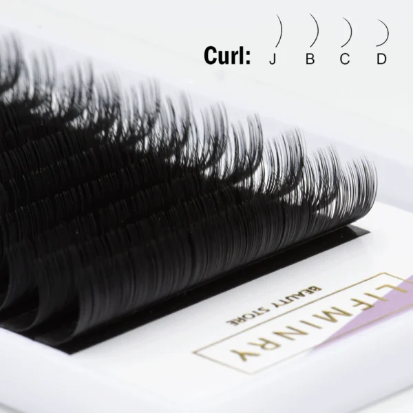 Eyelash Extension Kit With Soft Natural Mink Single Eyelashes - Image 2