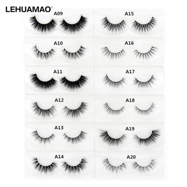 Eyelash Extension Kit: 3D Mink Fluffy Dramatic Lashes