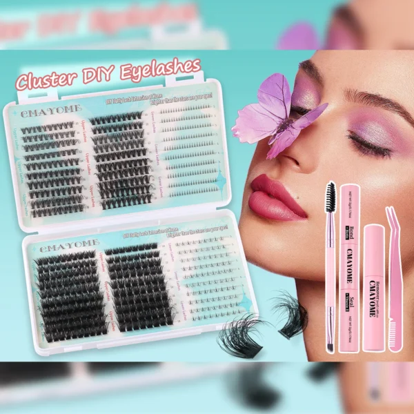 DIY Eyelash Extension Kit – Manga Lashes & Glue Set