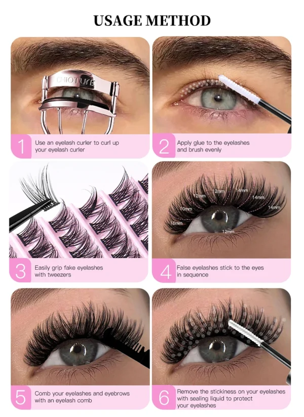 Eyelash Extension Kit: Natural DIY Lashes - Image 5