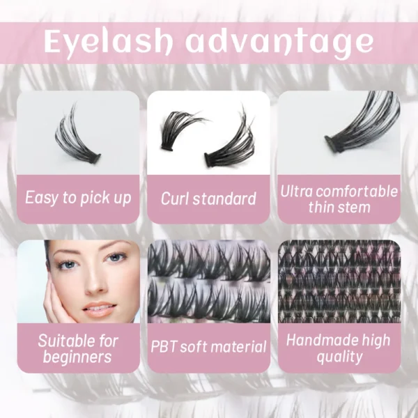 Eyelash Extension Kit with Bond, Seal & Tools - Image 3