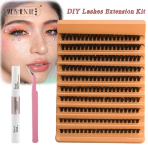 Eyelash Extension Kit: Dramatic Volume Cluster Lashes