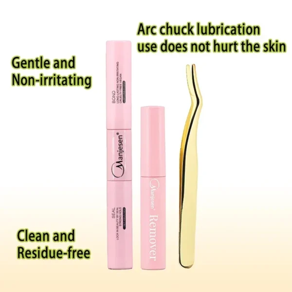 Eyelash Extension Kit - Bond, Seal, Lashes & Tweezers