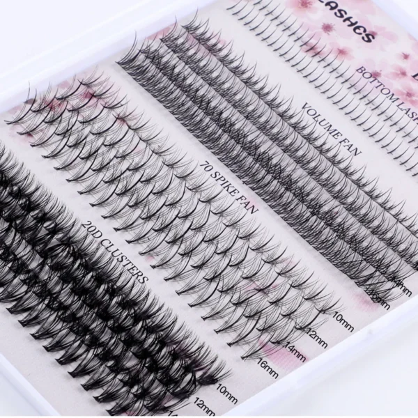 Eyelash Extension Kit: 4 Styles, Glue, Tweezers - Image 4
