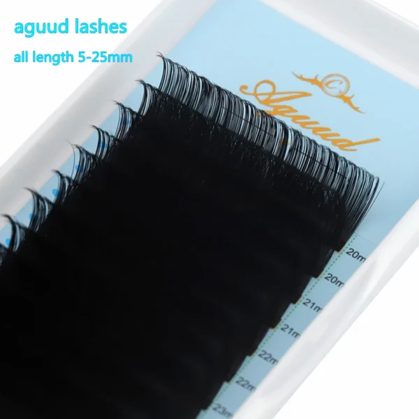 Eyelash Extension Kit: 16 Rows Matte Black Lashes