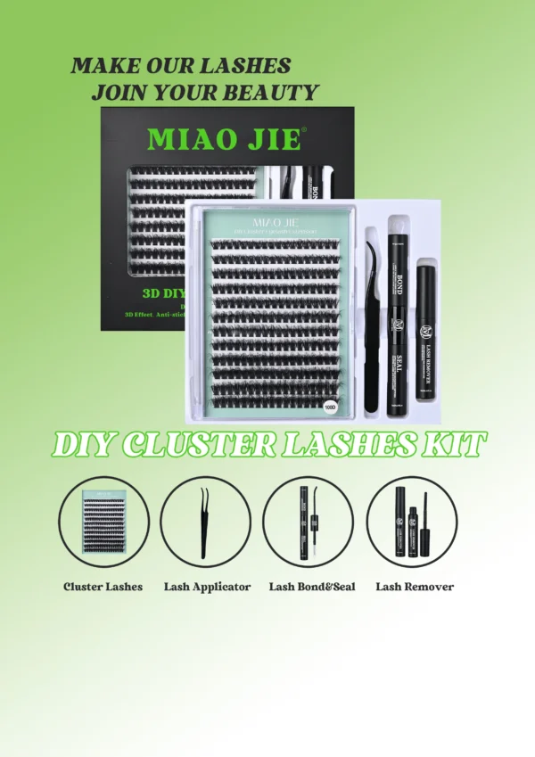 Eyelash Extension Kit - 80D Fluffy Volume Lashes & Glue - Image 6