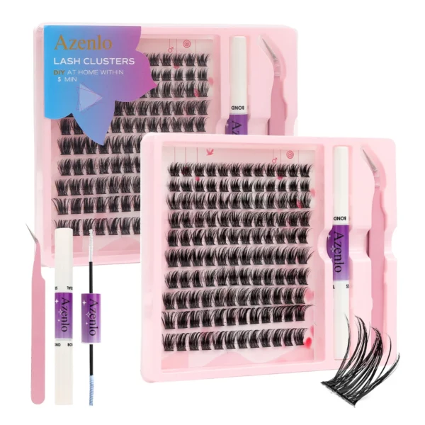 Eyelash Extension Kit with Bond & Waterproof Lashes - Image 2