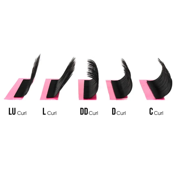 Eyelash Extension Kit Fox Eyes L-curl Premade Fans - Image 3