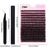 Eyelash Extension Kit 280pcs Lash Clusters Adhesive - Image 4