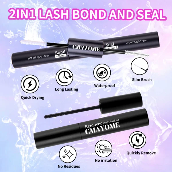 Eyelash Extension Kit with Fluffy Volume Lashes - Image 4