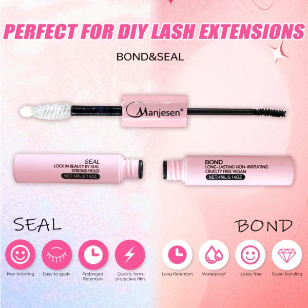 Eyelash Extension Kit: 200PCS Lashes & Bond Seal - Image 8