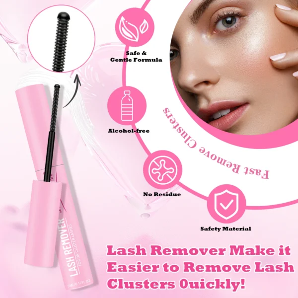 Eyelash Extension Kit - 380 Clusters with Glue & Tweezer - Image 5