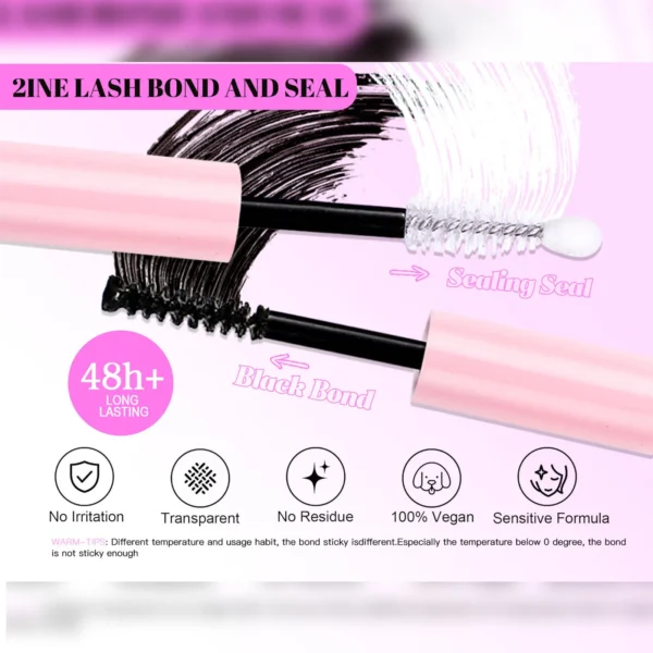 Eyelash Extension Kit: 4 Styles, Glue, Tweezers - Image 5