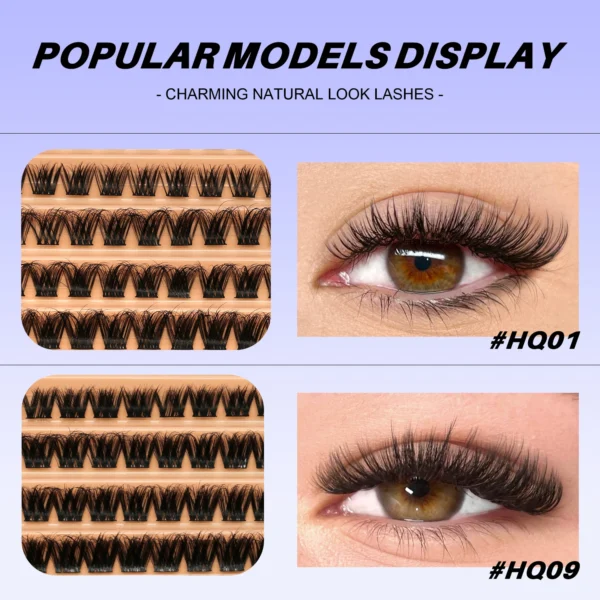 Eyelash Extension Kit: Lash Clusters & Applicator - Image 4