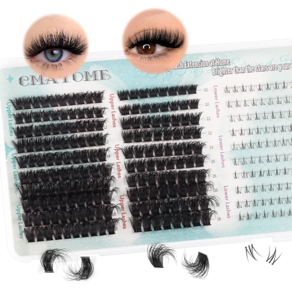 DIY Eyelash Extension Kit – Manga Lashes & Glue Set - Image 2
