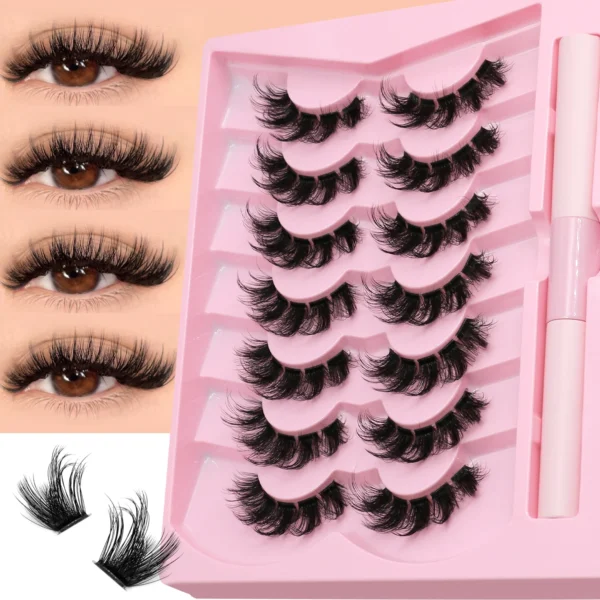 Eyelash Extension Kit - Cat Eye Mink Lashes & Bond - Image 2