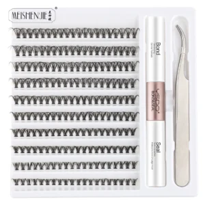 Eyelash Extension Kit with 120/200 Clusters & Bond