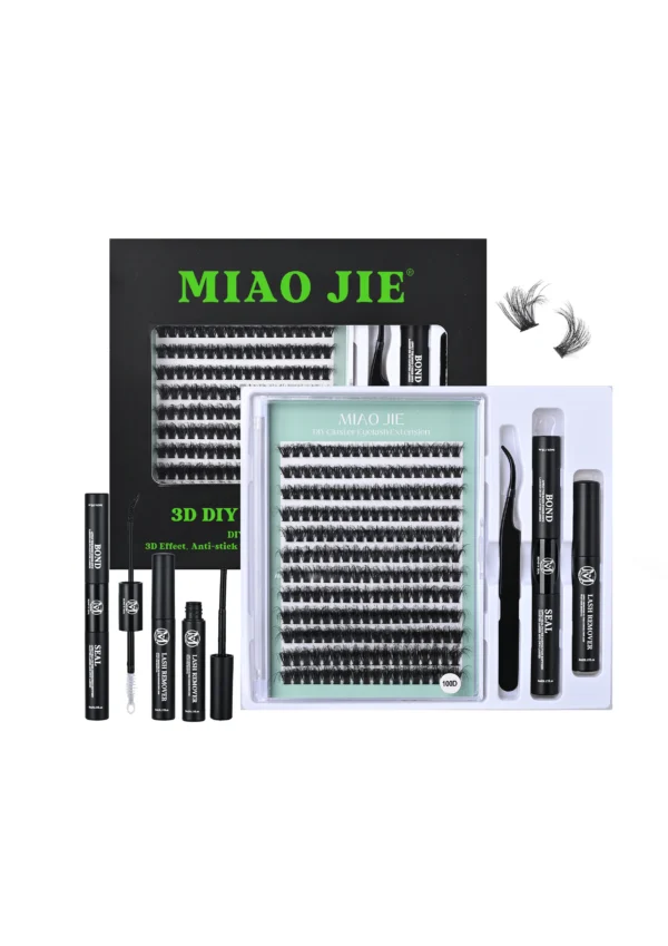 Eyelash Extension Kit - 80D Fluffy Volume Lashes & Glue