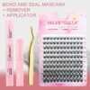 Eyelash Extension Kit: 120 Lash Clusters & Bond Seal