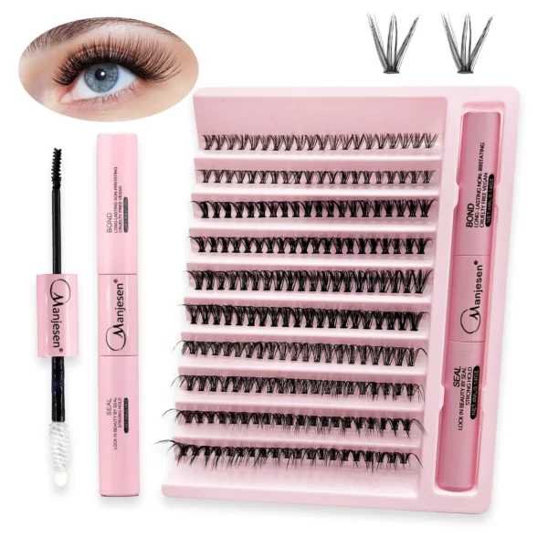 Eyelash Extension Kit: 200PCS Lashes & Bond Seal