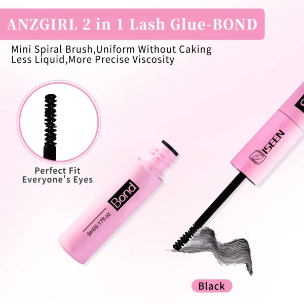 Eyelash Extension Kit - 50D/80D Clusters, Bond & Seal - Image 5