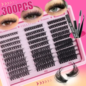 Eyelash Extension Kit - 5D Fluffy D Curl Clusters