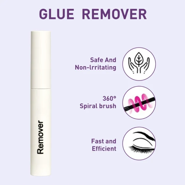 Eyelash Extension Kit: 72 Clusters, Glue, Remover, Sealant - Image 3