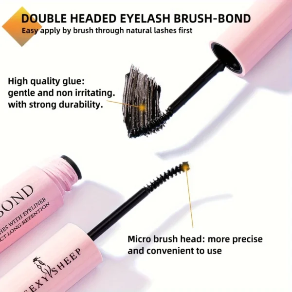 Eyelash Extension Kit with Glue & Tweezers - Image 5