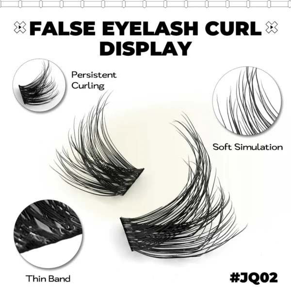 Eyelash Extension Kit - Lash Clusters & Bond - Image 3