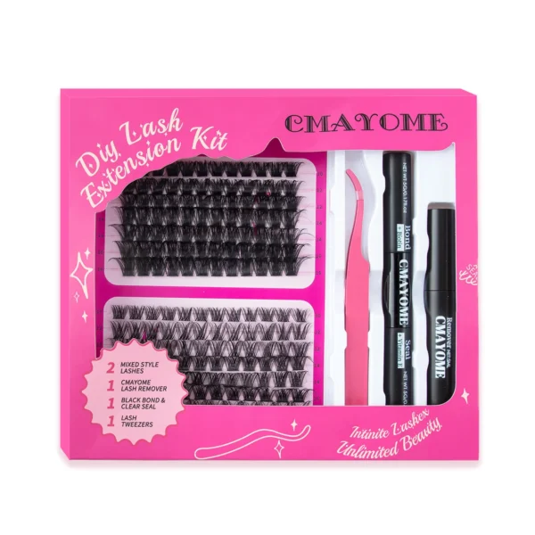 Eyelash Extension Kit: 168PCS DIY Lash Clusters - Image 5