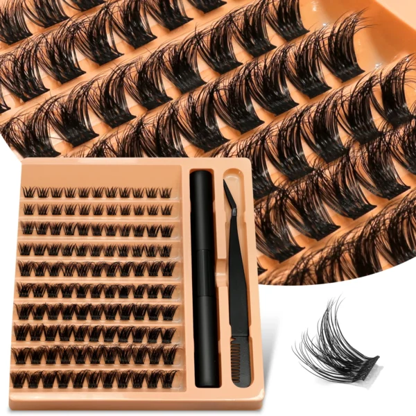 Eyelash Extension Kit: Lash Clusters & Applicator - Image 2