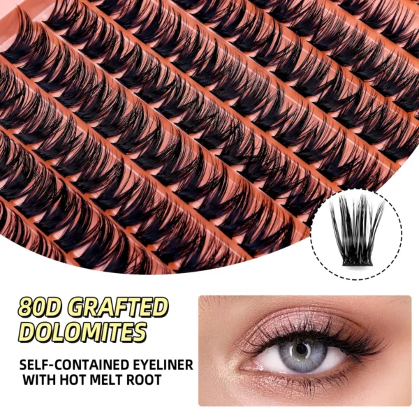 Eyelash Extension Kit: 180pcs C Curl Lashes - Image 5