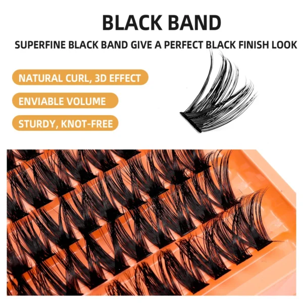 Eyelash Extension Kit: 180pcs C Curl Lashes - Image 4