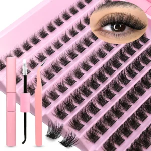 Eyelash Extension Kit Cluster Lashes Bond Seal Tools