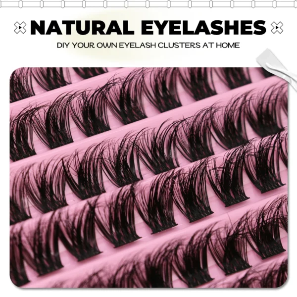 Eyelash Extension Kit - Lash Clusters & Bond - Image 2