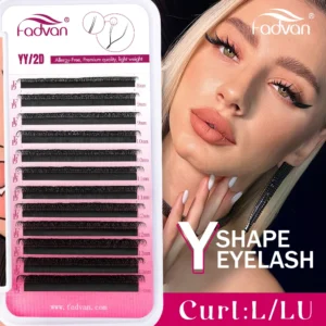 Eyelash Extension Kit Fox Eyes L-curl Premade Fans