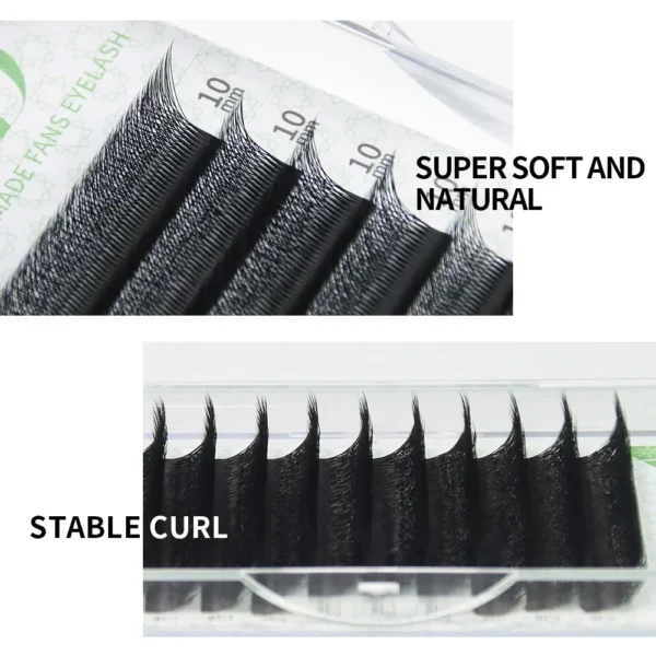 Eyelash Extension Kit: 5D W Shape, Premade Volume Fans - Image 3