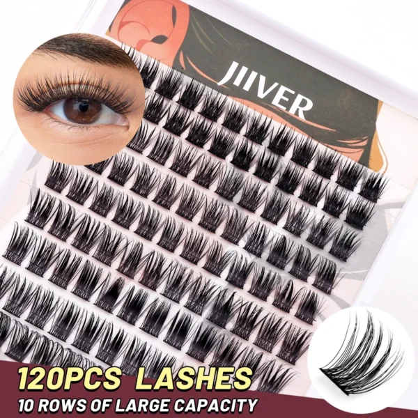 Eyelash Extension Kit: Natural False Lashes, Bond & Tweezers - Image 2