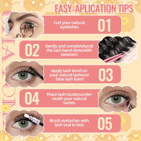 Eyelash Extension Kit – 480pcs Lashes & Glue - Image 5