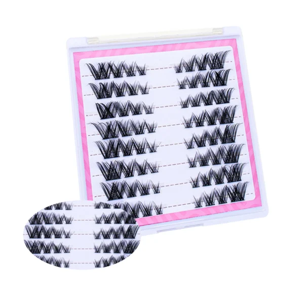 Eyelash Extension Kit - 64pcs Manga Lashes & Bond - Image 2
