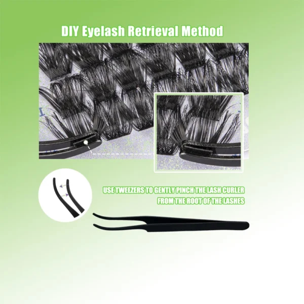 Eyelash Extension Kit - 80D Fluffy Volume Lashes & Glue - Image 4