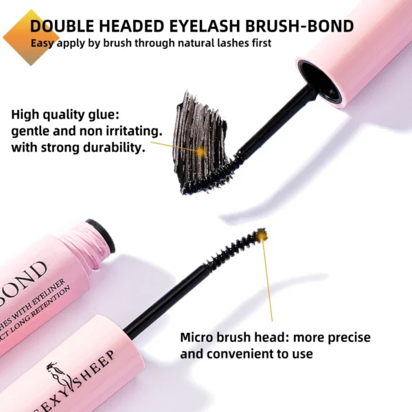 Eyelash Extension Kit - Mix Cluster Lashes D Curl 8-16mm - Image 4