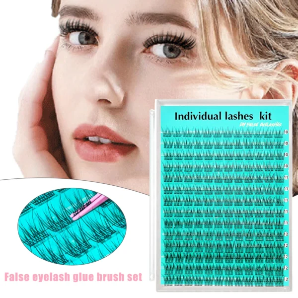 Eyelash Extension Kit with Waterproof Bond & Tweezers - Image 2