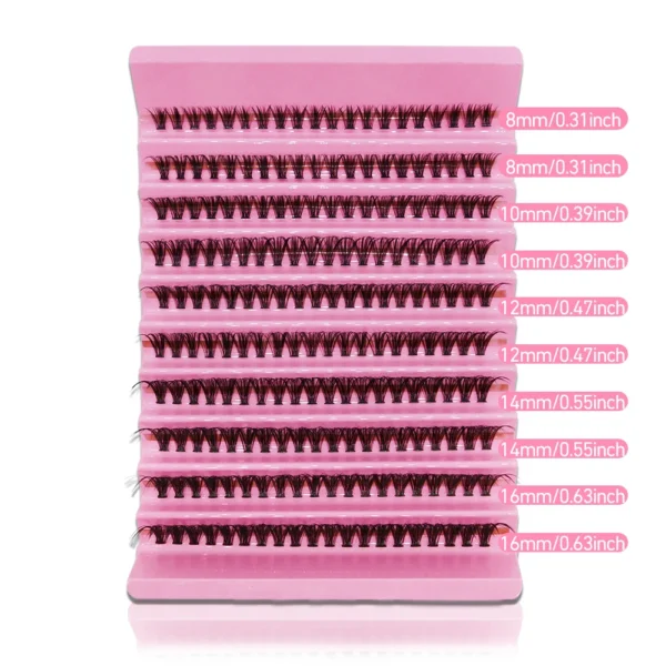 Eyelash Extension Kit – 200pcs D Curl Lashes & Glue - Image 2