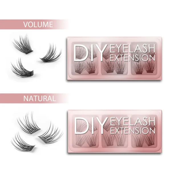 Eyelash Extension Kit - 3D Lashes, Glue, Remover & Tweezers - Image 6