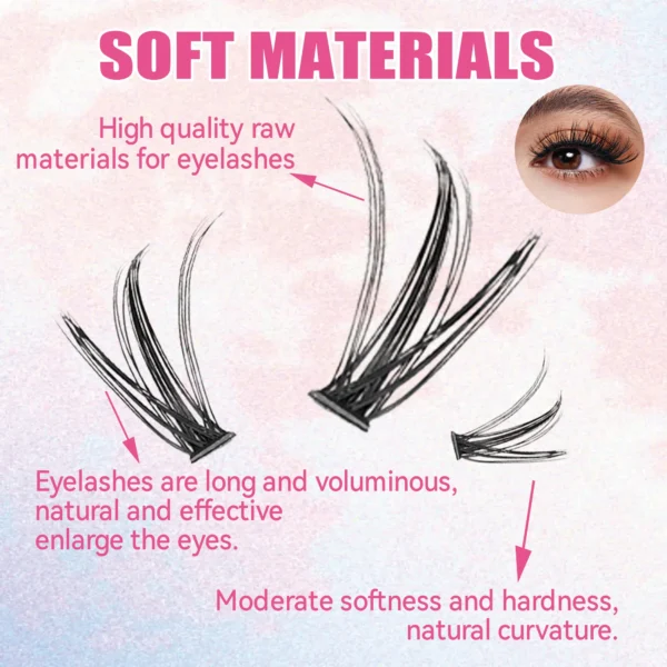 Eyelash Extension Kit: 200PCS Lashes & Bond Seal - Image 5