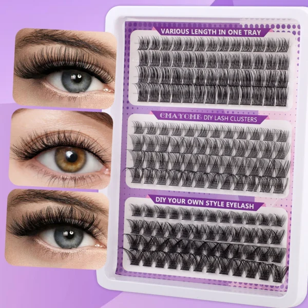 Eyelash Extension Kit with Fluffy Volume Lashes - Image 2