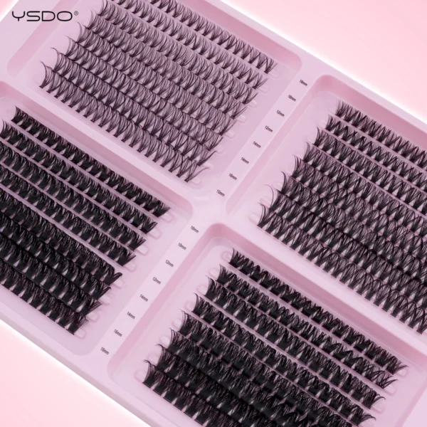 Eyelash Extension Kit Mix Length Cluster Lashes - Image 5