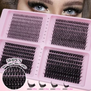 Eyelash Extension Kit Mix Length Cluster Lashes